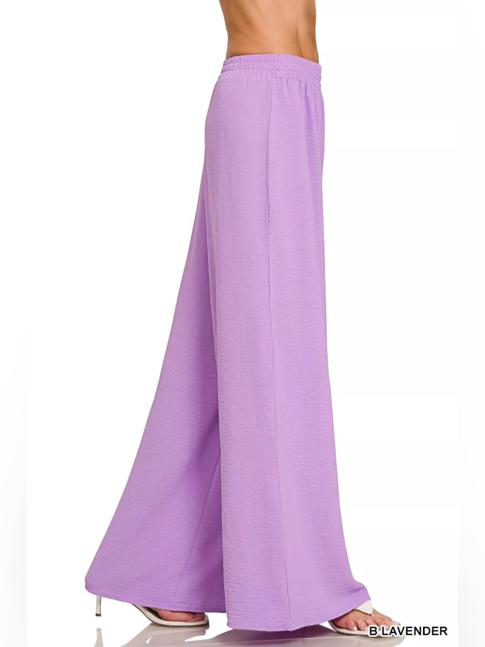 Zenana Woven Airflow Twisted Top & Wide Leg Pants Set - Picture 4 of 16
